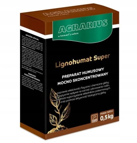 LIGNOHUMAT SUPER ORGANSKO GNOJIVO 0,5kg AGRARIUS