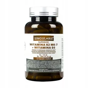   Vitamin K2 MK-7 + Vitamin D3 120 kapsula - Singularis Superior