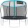 Trampolin s mrežom SportPlus 366 cm FT 12 (365-374 cm) OKRUGLI PLAVI