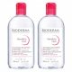 BIODERMA Sensibio H2O Micelarni losion za osjetljivu kožu, 2 x 500 ml (duplo pakiranje)