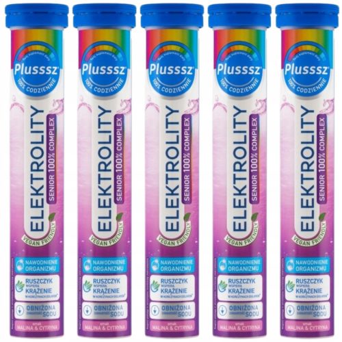 Plusssz Senior Elektroliti 100% Complex - Tablete sa Okusom Citrusa 5x24