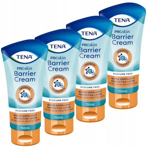 TENA ProSkin Barrier Cream – Set za zaštitu kože, 4x150 ml