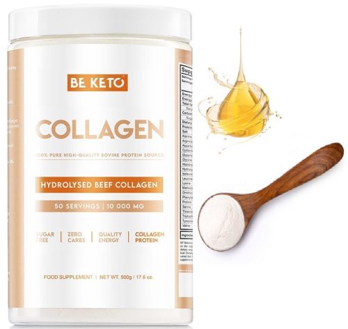 BeKeto Čisti Govedji Kolagen Bez Okusa 500g - Visoka Apsorpcija za Zdravlje i Ljepotu