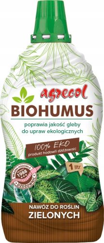 Biohumus Premium Gnojivo za Zelene Biljke Tekuće 1l AGRECOL