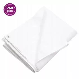   Vodootporna Cerada 6x6 m, Bijela, HDPE 260 g/m² - Univerzalna i Izdržljiva