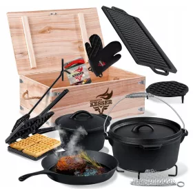  Dutch Oven Set Kompletan set za pečenje na roštilju