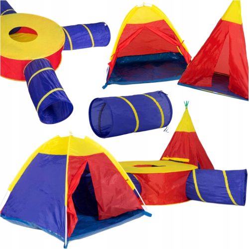 Dječji šator 7u1 Igralište SET Teepee House 4 Tunnel Garden House
