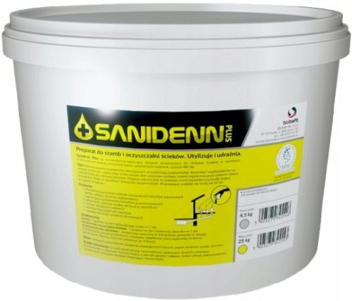 Sanidenn Septički Bakterijski Preparat za Čišćenje Otpadnih Voda 4,5 kg