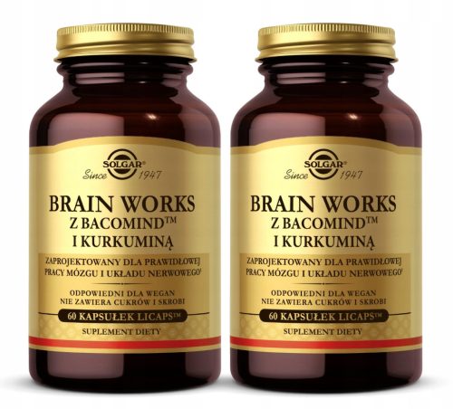 Solgar Brain Works - kapsule za podršku mozga i živčanog sustava, 60 kapsula