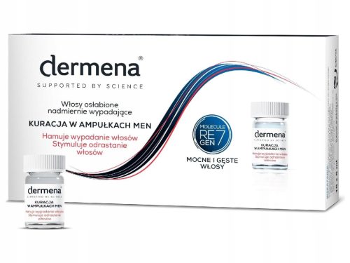 Dermena Men Ampule za oslabljenu kosu, pakiranje od 15 komada