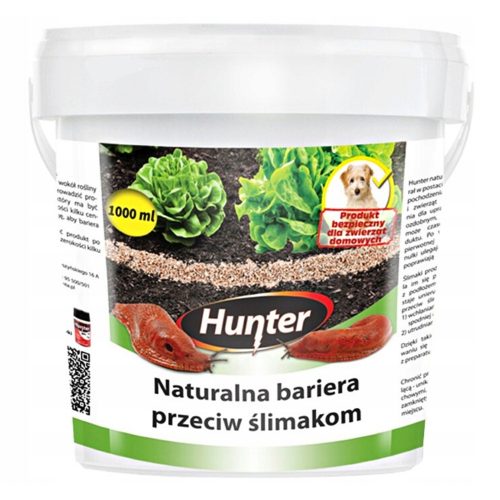 2x Prirodna Bariera Protiv Puževa - Hunter Mikrogranule 1000ml