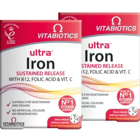   Ultra Iron - Tablete s željezom, vitaminom B12, folnom kiselinom i vitaminom C