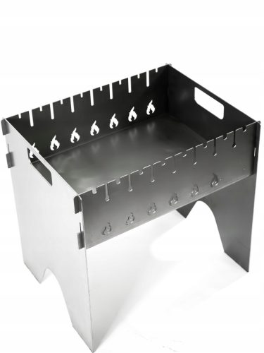  Mangal Roštilj za 8 ražnjića Metalni ugljen 2,5 mm Višenamjenski kompaktni