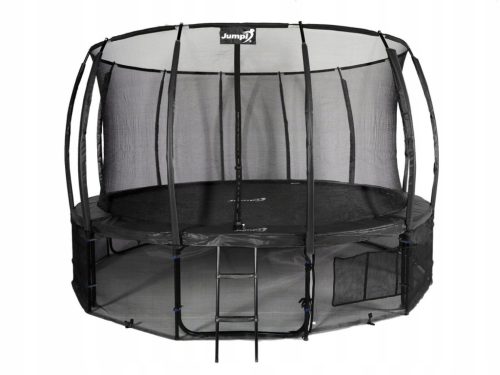 Jumpi vrtni trampolin 435 cm/14 FT Maxy Comfort Plus crni s unutarnjom mrežom