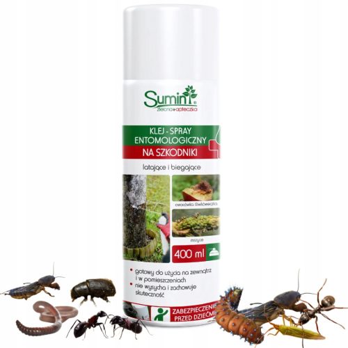 Entomološko ljepilo u spreju Sumin 400 ml za zaštitu biljaka i domova