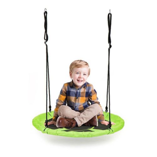 Vrtna ljuljačka ECOTOYS Bocianie gnijezdo 100 cm za djecu - Zelena