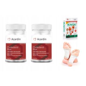   ACARDIN MAX - 2 Pakiranja po 30 Kapsula s GRATIS KINOKI Detoks Plasterima