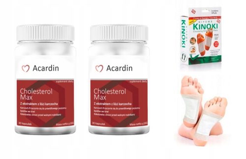 ACARDIN MAX - 2 Pakiranja po 30 Kapsula s GRATIS KINOKI Detoks Plasterima