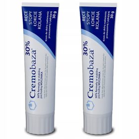   Cremobaza 30% - Krem s Mocznikom za Suhe i Pukotine na Koži (2 kom. x 30g)