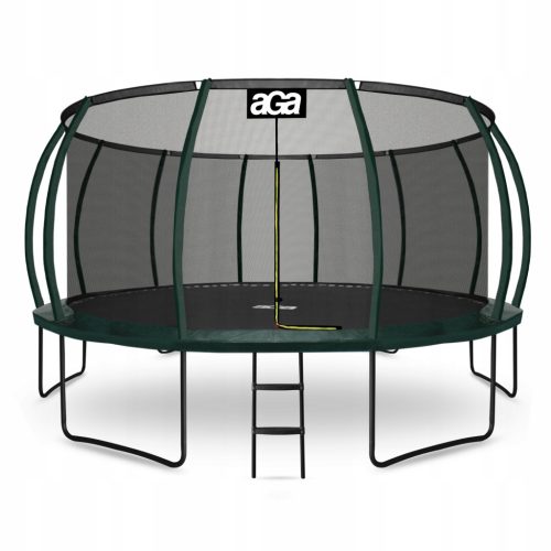 Trampolina za vrt Aga SPORT EXCLUSIVE 500 cm Tamno Zelena + Siatka