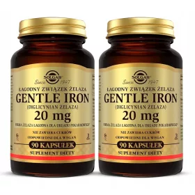   Solgar Gentle Iron - Željezo visoke apsorpcije i probavnu toleranciju, 90 kapsula x2