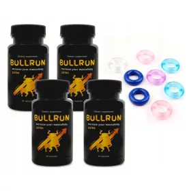  BULLRUN EXTRA - Suplement za muškarce za potporu potencije i seksualne učinkovitosti