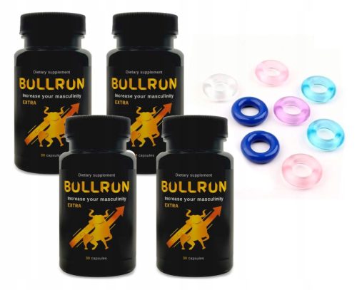 BULLRUN EXTRA - Suplement za muškarce za potporu potencije i seksualne učinkovitosti