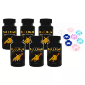   6 X BullRun Extra + GRATIS! Poticaj za muškarce za bolju potenciju i seksualnu snagu
