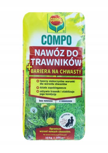 GNOJIVO ZA TRAVNJAK S MOSS WEED BARRIER 10KG COMPO