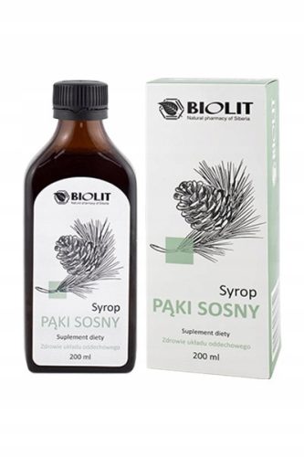 Biolit Sirov od Smrekovih Pupova za Kašalj 200ml - Prirodni Dodatak za Disanje