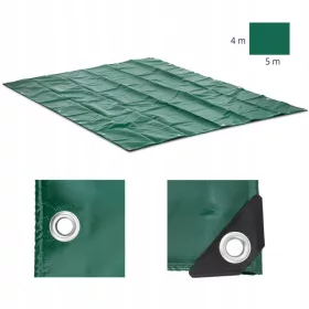   Višenamjenska zaštitna cerada s metalnim očkima, PVC 650 g/m2, 500 x 400 cm