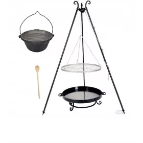  KAMIN GRIL KAMIN FI60 + LIJEVANI LONAC 11 poklopac