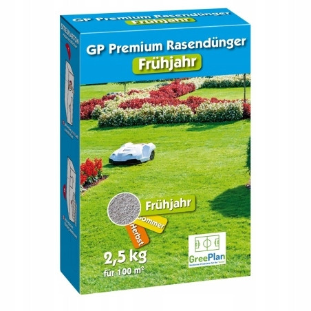 GREENPLAN Premium Dugotrajno Djelujuće Gnojivo za Travnjake 2,5 kg