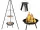  Veliki vrtni roštilj Tripod Fire Pit 2u1