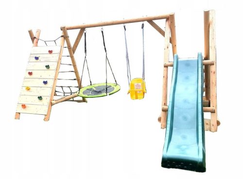 DRVENI VRTNI IGRALIŠTE MEGA SLIDE 3 M NEST BUCT RAW