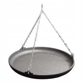    TAVA OD LIJEVANOG ŽELJEZA ZA TRONOŽAC ZA LOGORSKU VATRU ŠIRINE Ø63cm KAWMET W00382