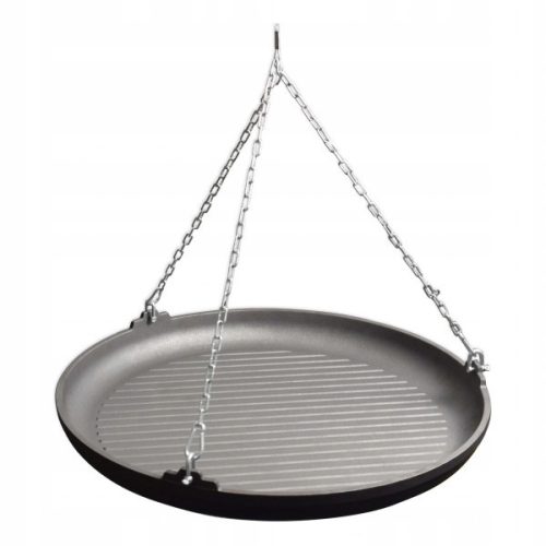 TAVA OD LIJEVANOG ŽELJEZA ZA TRONOŽAC ZA LOGORSKU VATRU ŠIRINE Ø63cm KAWMET W00382