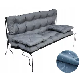    Vodootporni jastuk za ljuljanje za vrtnu klupu 140 cm + jastuci 40x40