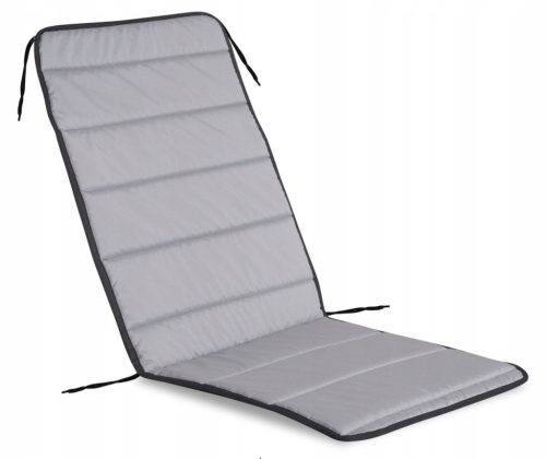  Vrtni jastuk 50x50x80 cm za klupu za vrtnu stolicu Vodootporna siva