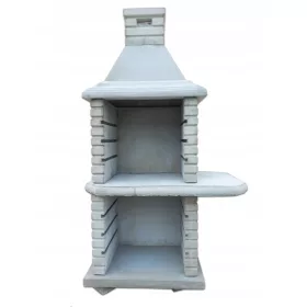    Betonski vrtni roštilj ojačani kamin cigla print donji countertop