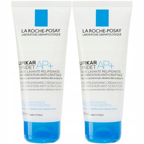 La Roche-Posay Lipikar Syndet AP+ Krema za Pranje Tijela 2x200ml