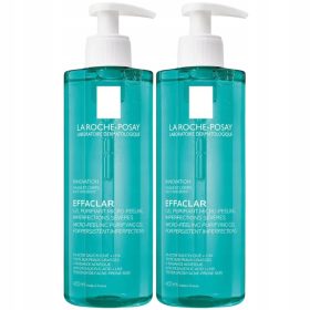 La Roche-Posay Effaclar Gel za mikropiling lica 2x400ml