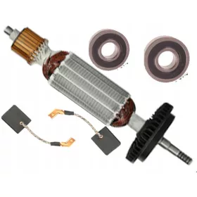    DEWALT ROTOR DWE4237 DWE4235 DWE4233 N442428 ležajevi ugljične četkice