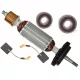  DEWALT ROTOR DWE4237 DWE4235 DWE4233 N442428 ležajevi ugljične četkice