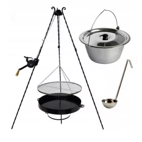  Roštilj inox rešetka 45 koluta kotlić 10l