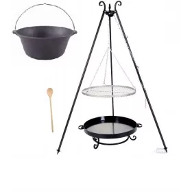    ROŠTILJ XXL Ložište 70 cm Inox REŠETKA 70 cm + LOVAC 8 l