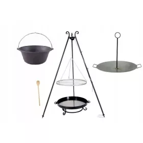 FI60 ROŠTILJ + LONAC ZA PRŽENJE 11L 50 cm 2u1