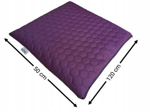  VODOOTPORNI PROŠIVANI VRTNI JASTUK RAVNI MED-HEXAGON 50x120 ljubičasti