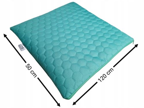  VODOOTPORNI PROŠIVENI VRTNI JASTUK RAVNI MED-ŠESTOKUT 50x120 celadon