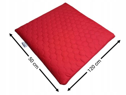  VODOOTPORNI PROŠIVANI VRTNI JASTUK RAVNI MED-HEXAGON 50x120 crveni